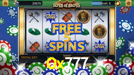 Promoção Relâmpago Ox777